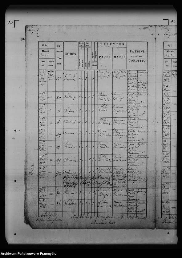 image.from.unit.number "[Kopie ksiąg metrykalnych parafii Bolanowice z filiami Tamanowice, Złotkowice (dekanat Mościska)]"