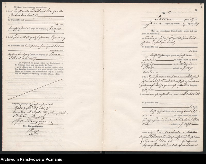 Obraz 6 z jednostki "Księga małżeństw"