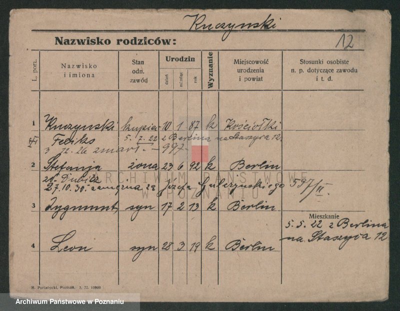 Obraz 12 z jednostki "Kuczyński - Kujata"