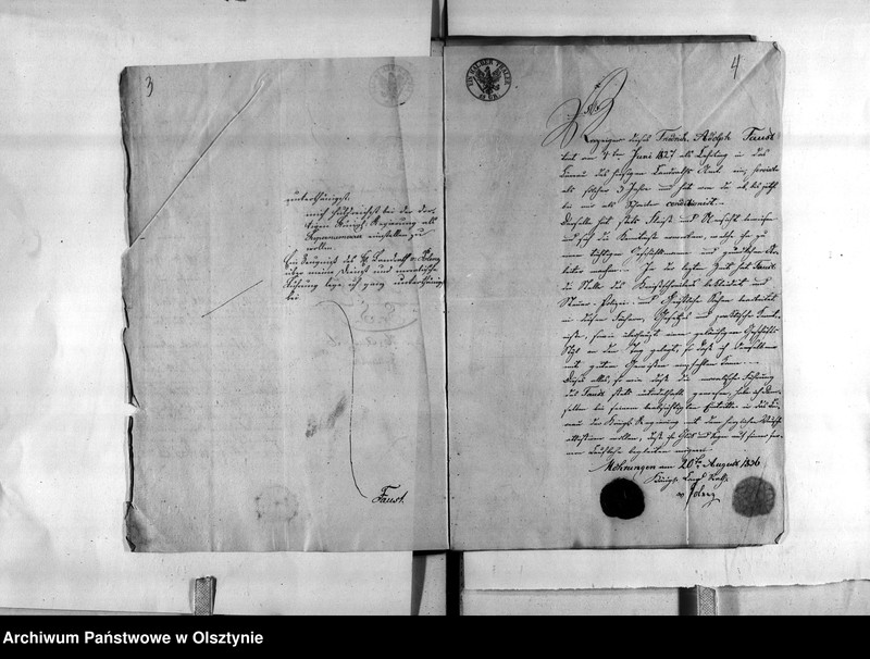 image.from.unit.number "Anstellung des Kreisschreibers Faus [Friedrich Adolph]"