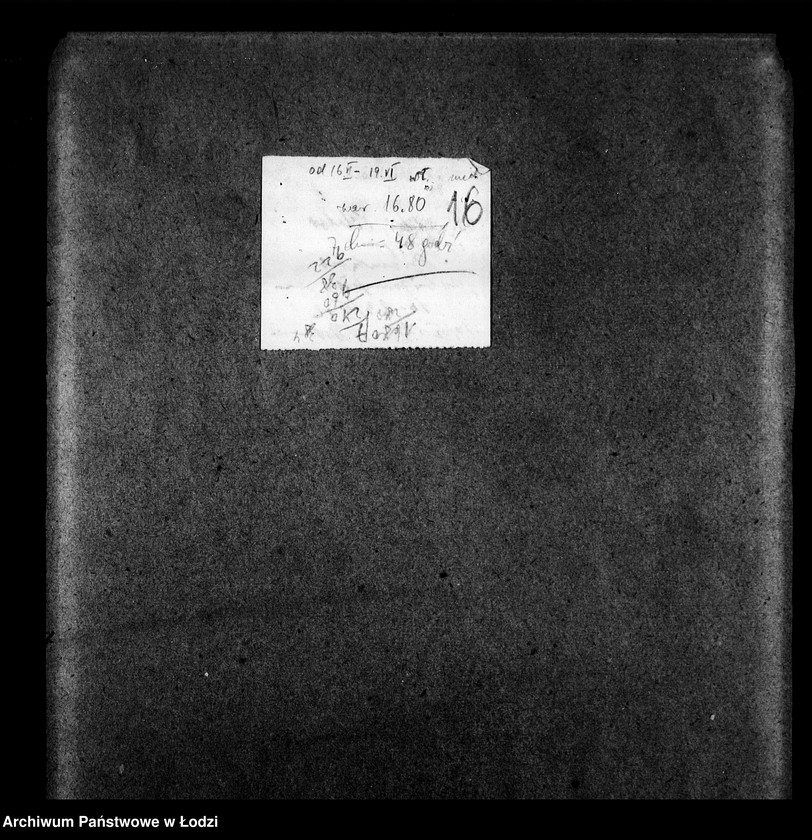 Obraz 19 z jednostki "Papiererzeugnisse-Abteilung [Zasiłki chorobowe dla pracowników wydziału, listy pracowników, zaświadczenia lekarskie]"