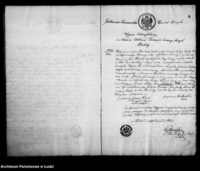 Obraz 9 z jednostki "Akta tyczące się ustanowienia opieki nad nieletnimi po zmarłym Janie Frydrychu t. j. Amalią, Emilią i Robertem rodzeństwem Frydrych"