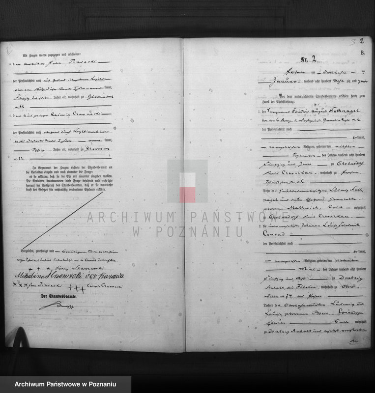 Obraz 3 z jednostki "Księga małżeństw"