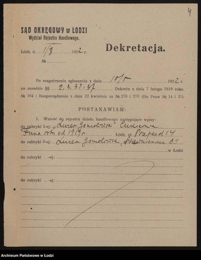 Obraz 6 z jednostki "Luzer Gomoliński – cukiernia"