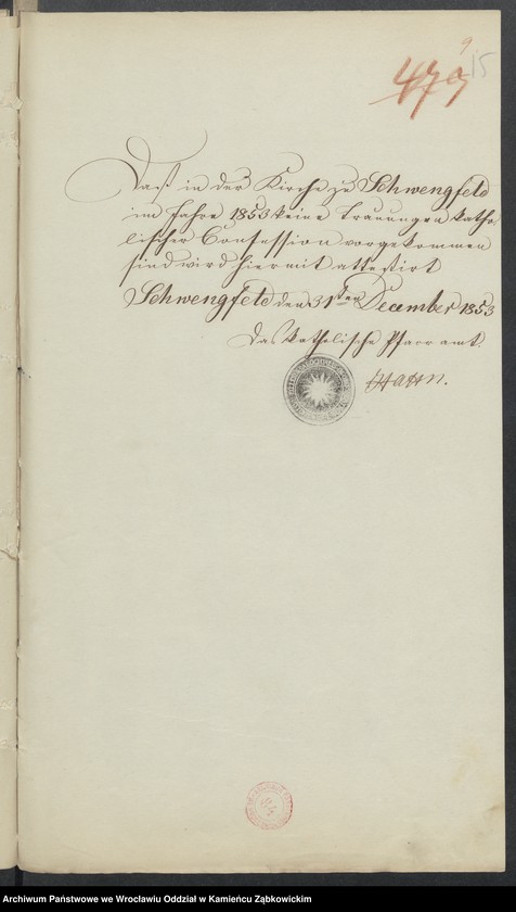 image.from.unit.number "Amtsgericht Schweidnitz Duplicate der Kirchenbücher zu Schwengfeld"