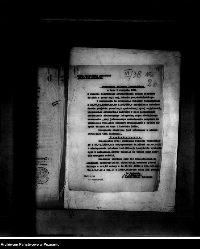 Obraz 13 z jednostki "Parcelacja prywatna Podanin powiat chodzieski"