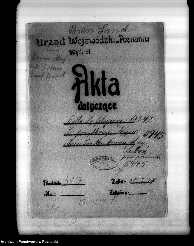 Obraz 4 z jednostki "Chemiczna Fabryka- Towarzystwo Akcyjne Dr R. Maya nr woj 5495 Luboń powiat poznański"