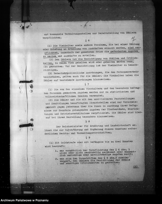 Obraz 11 z jednostki "Zarządzenia i korespondencja w sprawie sporządzenia spisu bydła"