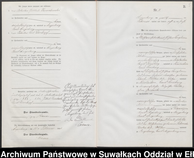 image.from.unit.number "Heiraths-Neben-Register des Preussischen Standes-Amtes Angerburg Kreis Angerburg"