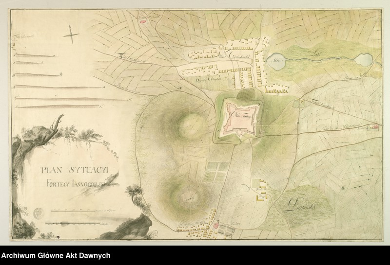 image.from.unit "Plan sytuacyjny fortecy Jasnogórskiej"