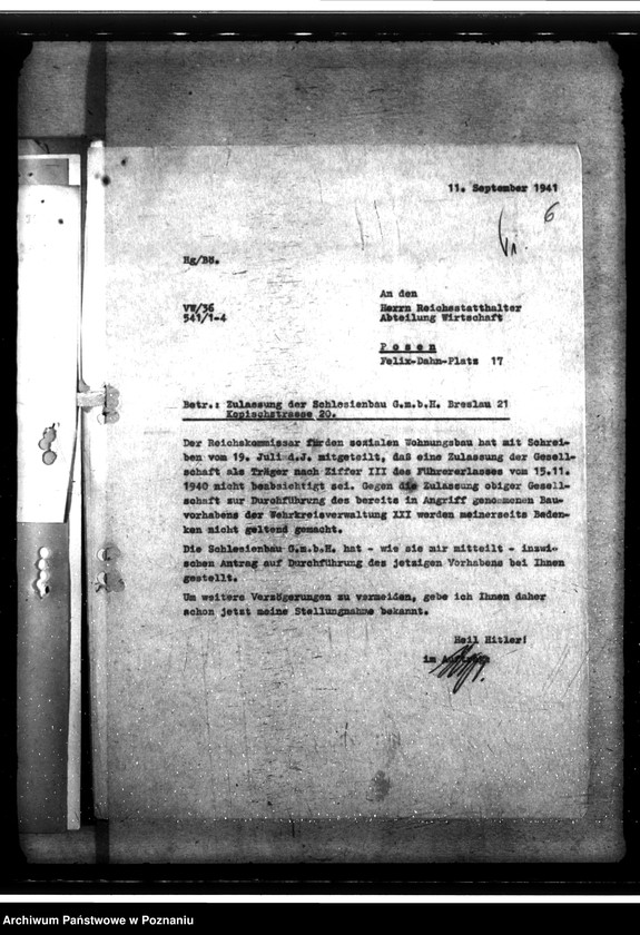 Obraz 10 z jednostki "Wohnungsgesellschaft in Leslau"