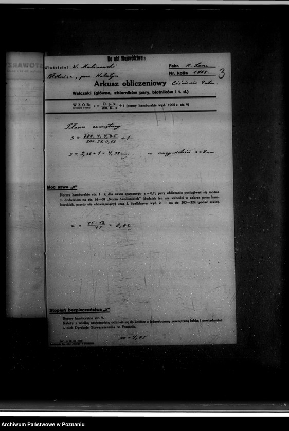 Obraz 7 z jednostki "Mleczarnia W. Malinowskiego w Błotnicy powiat wolsztyński nr woj. kotła 1929"