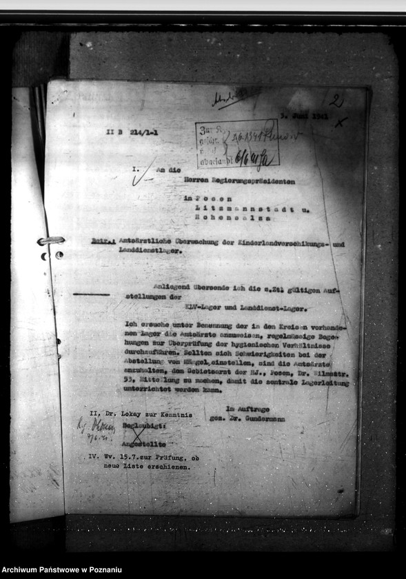 Obraz 7 z jednostki "Amtsätrztliche Überwachung der K. L. V. - und Landdienstalager, Hitlerjungendlager"