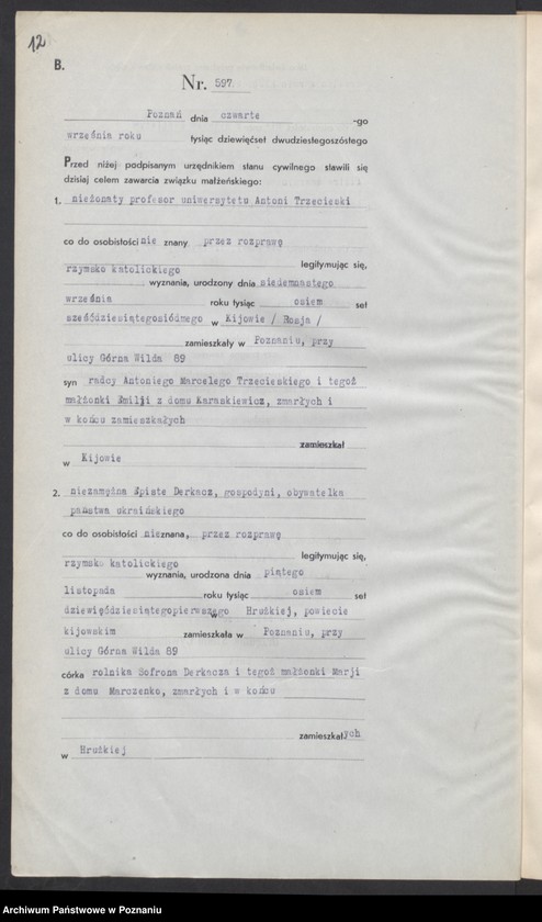 image.from.unit.number "Księga miejscowa małżeństw tom III [Rejestr główny małżeństw]"