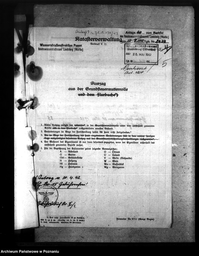 Obraz 10 z jednostki "Przejmowanie gruntów przez Dyrekcję Dróg Wodnych"