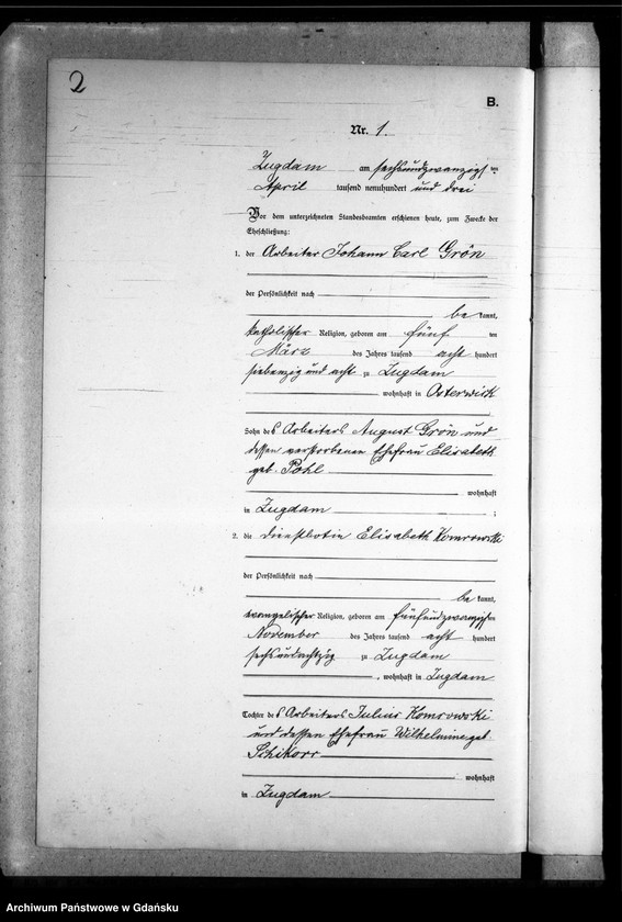 image.from.unit.number "Księga małżeństw"