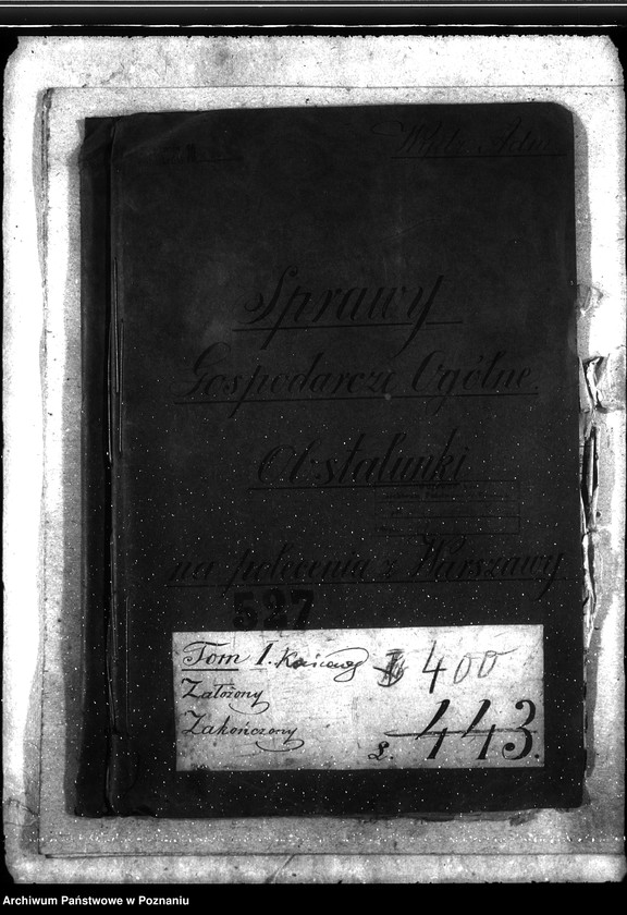 Obraz 4 z jednostki "Sprawy gospodarcze-ogólne Obstalunki na polecenia z Warszawy"