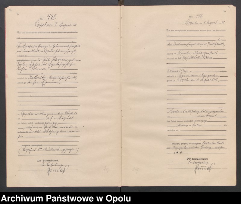 Obraz 11 z jednostki "[Rejestr zgonów] 1920 Tom II Nr 484-794"