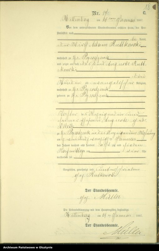 image.from.unit.number "Sterbe-Neben-Register Nr 1 - 168"