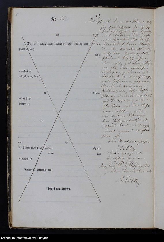 image.from.unit.number "Sterbe-Haupt-Register Nr 1 - 121"