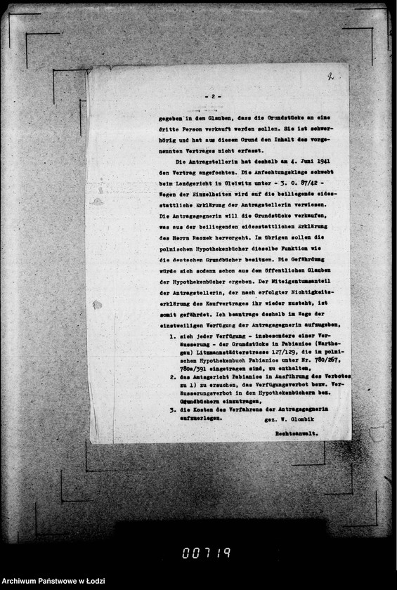 Obraz 6 z jednostki "Pachtverträge [nieruchomości w Pabianicach]"