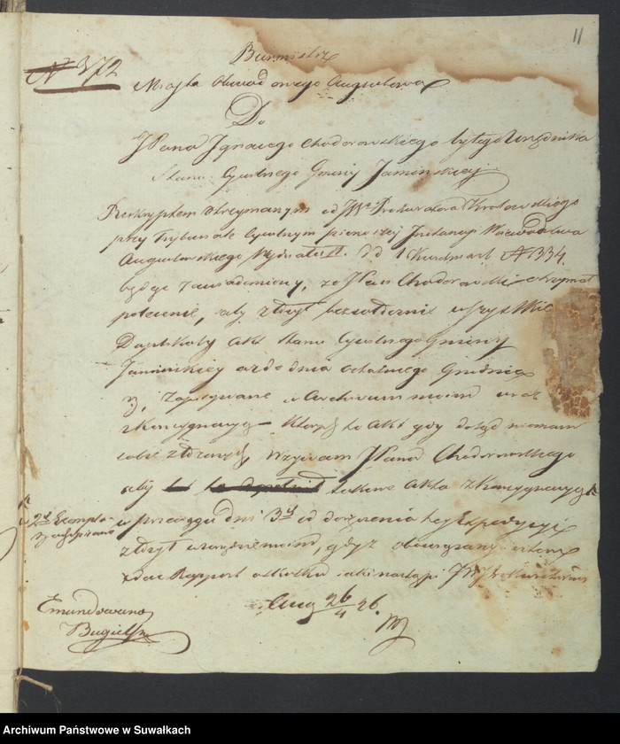 image.from.unit.number "Akta tyczące się urzędników Stanu Cywilnego"