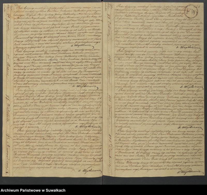 image.from.unit.number "Akta Urodzonych Urzędnika Stanu Cywilnego Gminy Kaletnickiey, od dnia 1-go Stycznia 1825 r. do dni ostatnich Grudnia tegoż Roku"