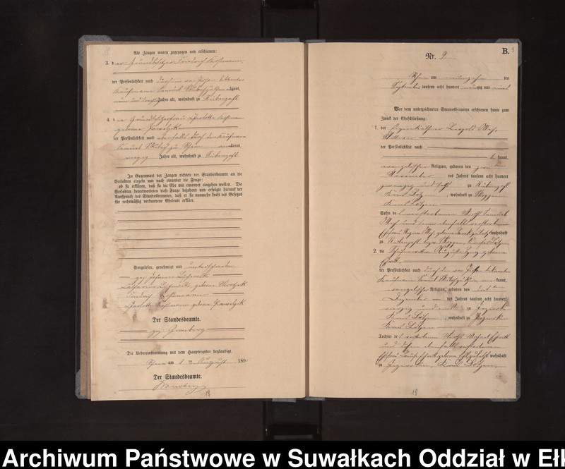 image.from.unit.number "Heiraths-Neben-Register des Königlichen Preussischen Standes-Amtes Orlen Kreis Loetzen"