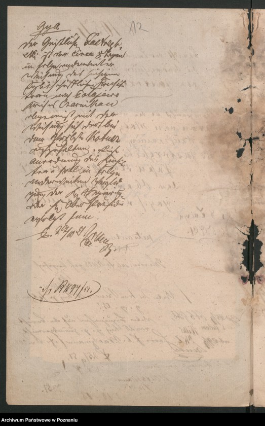 Obraz 17 z jednostki "A. betr. Johann von Jastrzębski, Geistlicher"