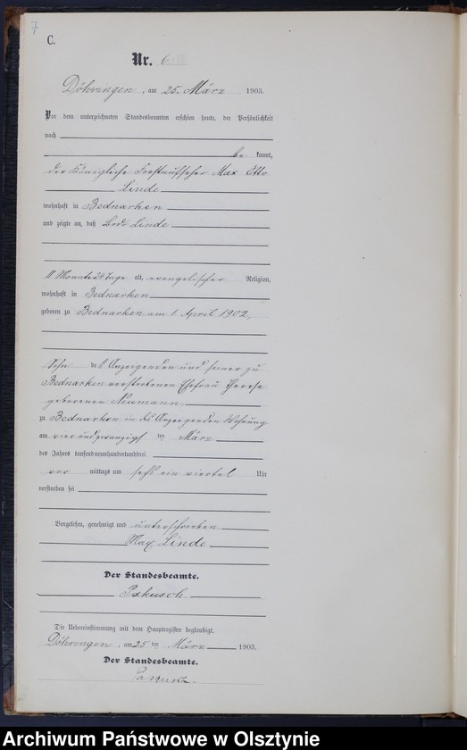 image.from.unit.number "Sterbe-Neben-Register Nr 1 - 21"