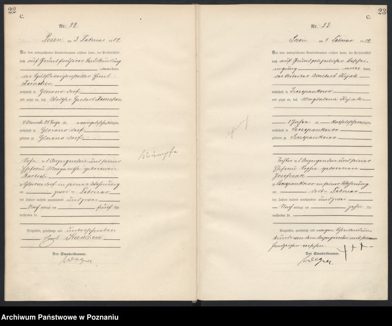 Obraz 14 z jednostki "Księga miejscowa zgonów"