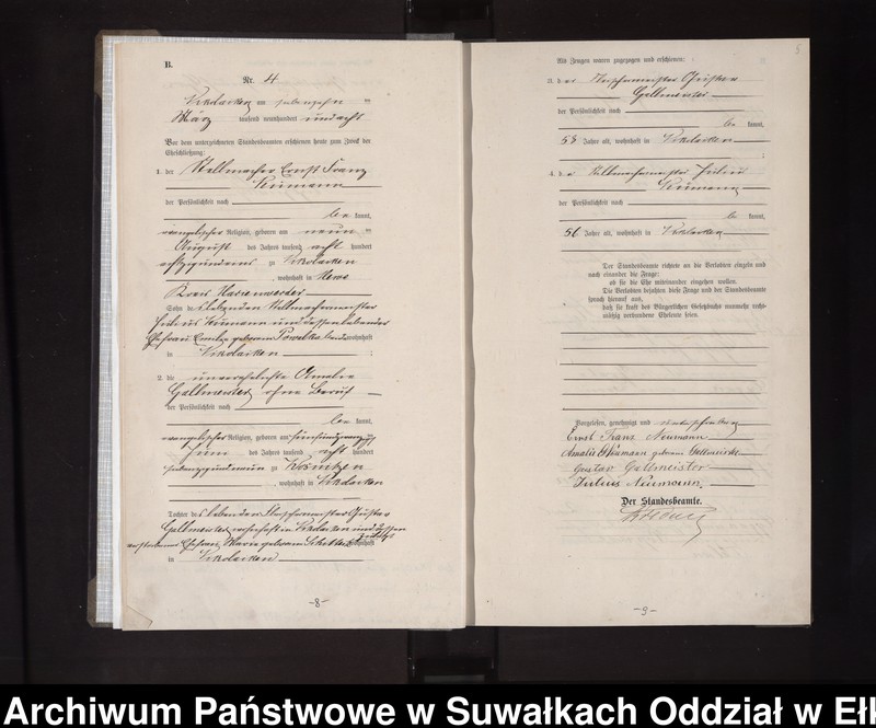 image.from.unit.number "Heirats-Haupt-Register des Königlichen Preussischen Standes-Amtes Nikolaiken Kreis Sensburg"