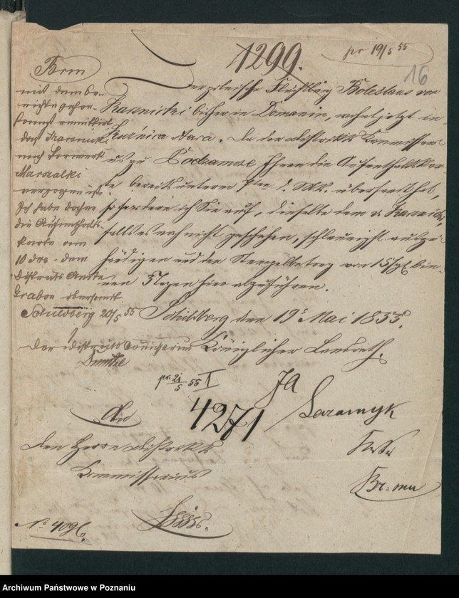 Obraz 20 z jednostki "A. betr. Johann Bolesław von Karśnicki zu Roszkówko"