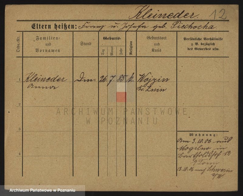 Obraz 12 z jednostki "Klajneder (Klein..) - Klapwyk"