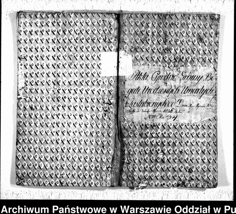 image.from.unit.number "Akta urodzeń, małżeństw i zgonów"