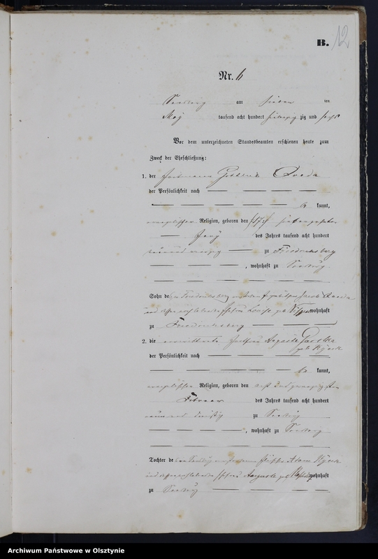 image.from.unit.number "Heiraths-Haupt-Register Nr 1 - 33"