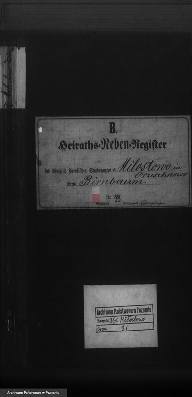 Obraz 1 z jednostki "Księga małżeństw"