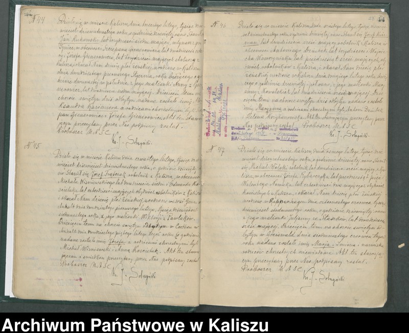 image.from.unit.number "Księga urodzeń, małżeństw i zgonów (duplikat) - tom I"