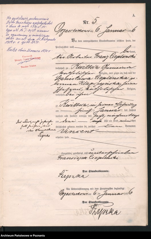 Obraz 8 z jednostki "Księga urodzeń"