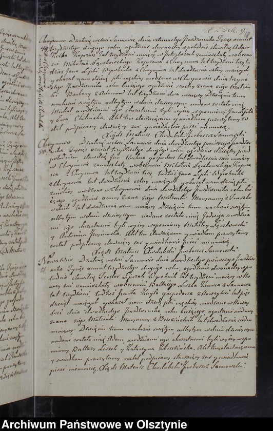 image.from.unit.number "Akta Urodzonych Zmarłych Zaślubionych w parafii Sarnowskiey w roku 1832"