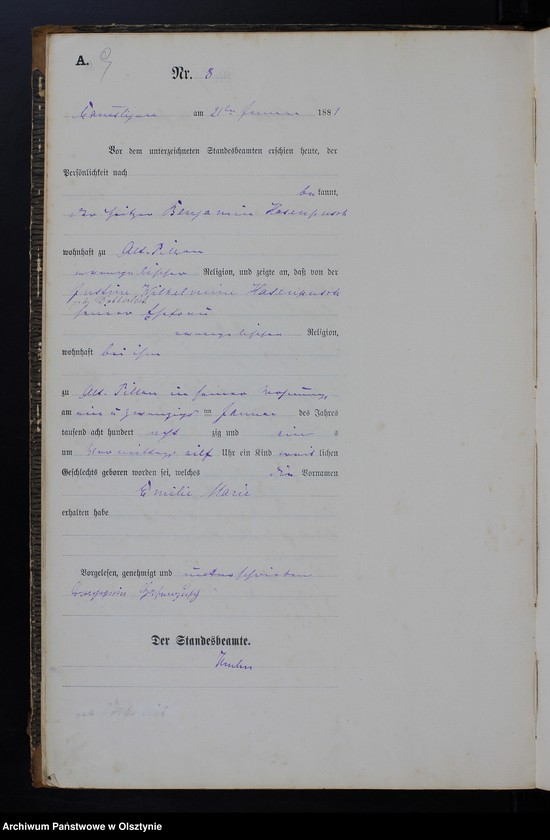 image.from.unit.number "Geburts-Haupt-Register Nr 1 - 148"