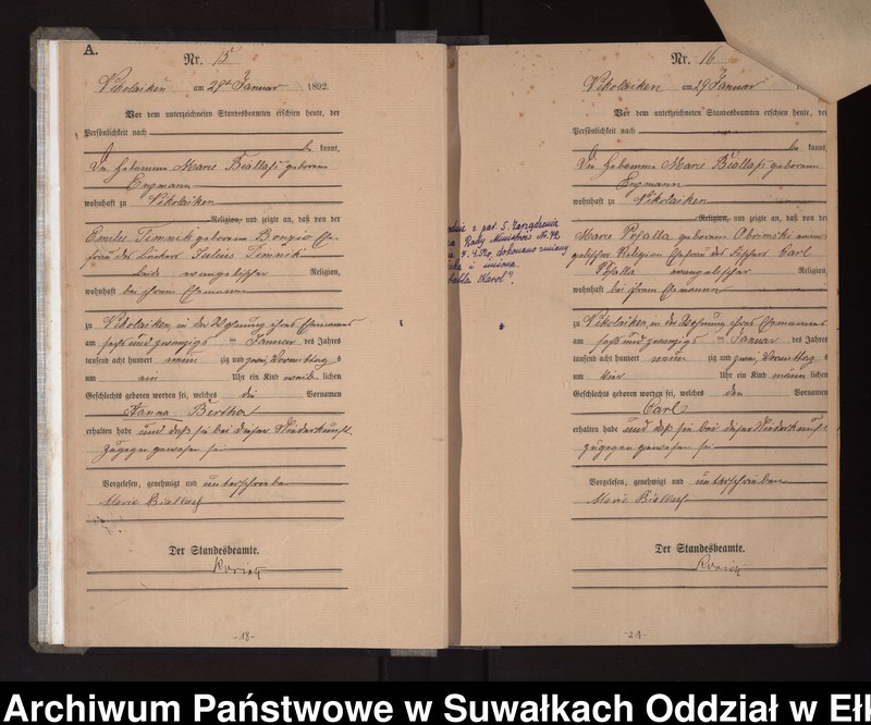 image.from.unit.number "Geburts-Haupt-Register des Königlichen Preussischen Standes-Amtes Nikolaiken Kreis Sensburg"