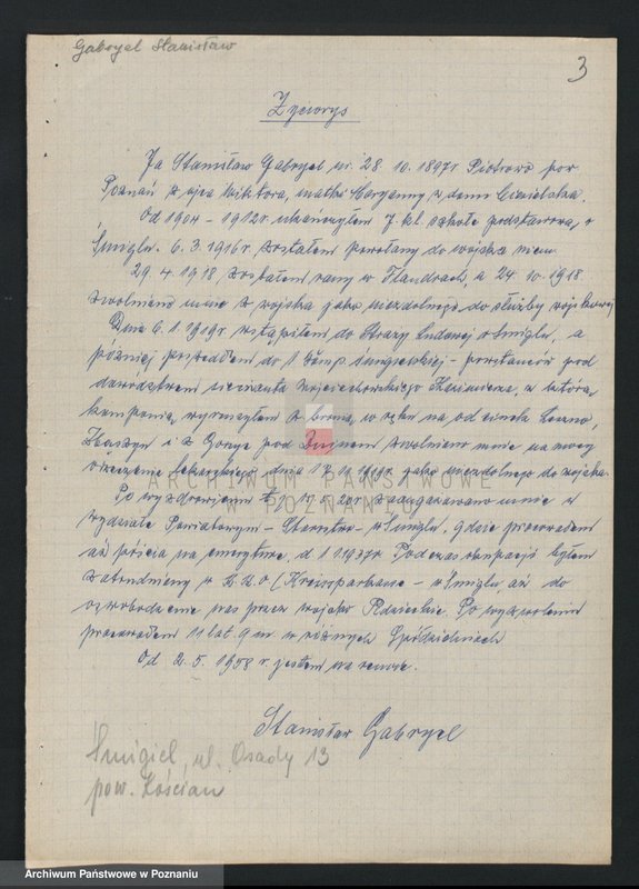 Obraz 16 z jednostki "Życiorysy powstańców wielkopolskich: G - tom l /Gabiś Wojciech - Gąszczak Jan/."