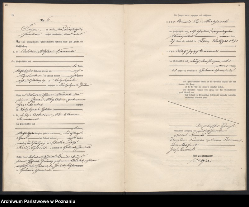 Obraz 8 z jednostki "Księga miejscowa małżeństw"