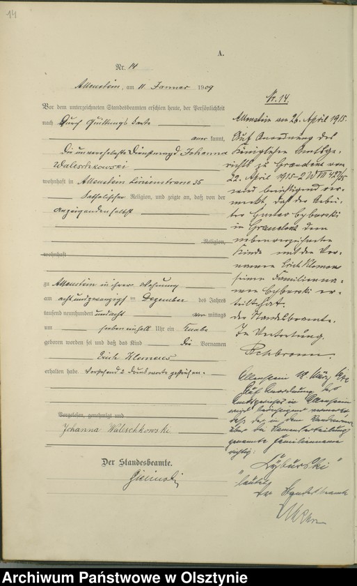 image.from.unit.number "Geburts-Haupt-Register Tom I , Nr 1-439"