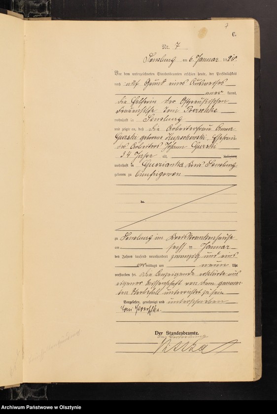 image.from.unit.number "Sterbe-Haupt-Register Nr 1-199"