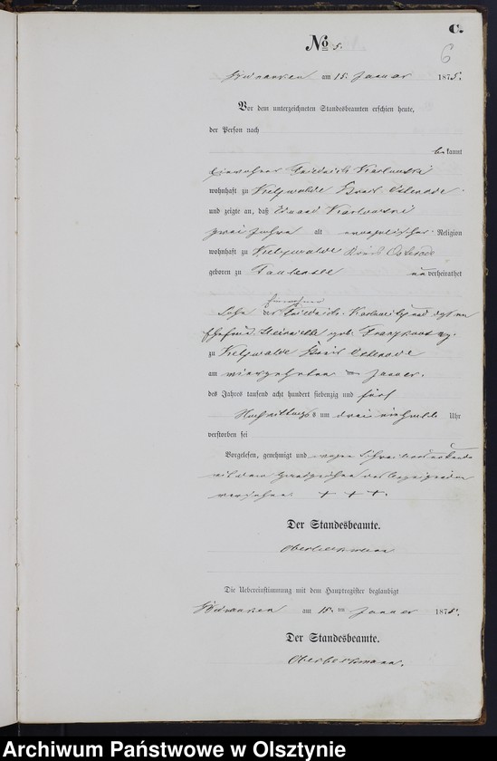 image.from.unit.number "Sterbe-Neben-Register Nr 1 - 110"