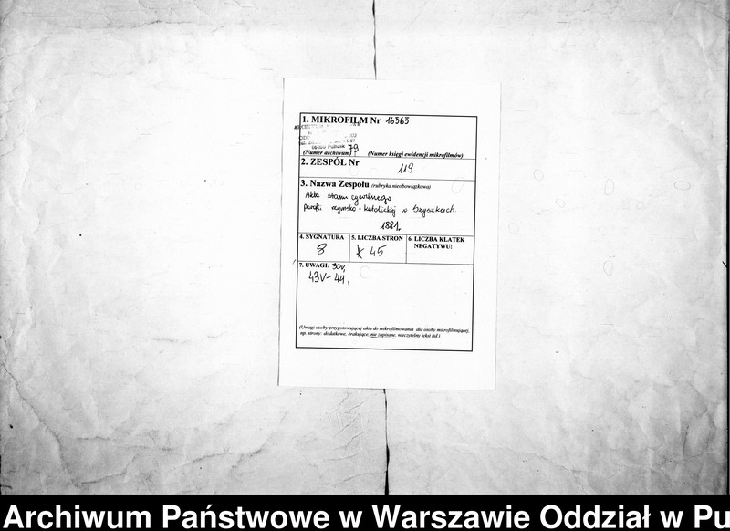 image.from.unit.number "Akta urodzeń, małżeństw i zgonów"