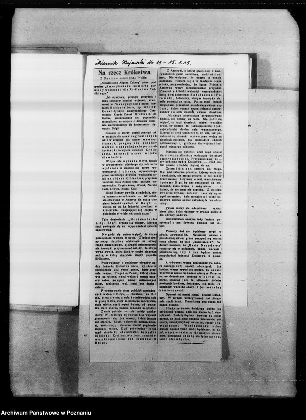 Obraz 9 z jednostki "Papież a Polska. Pomoc dla Polski [Wycinki prasowe]"