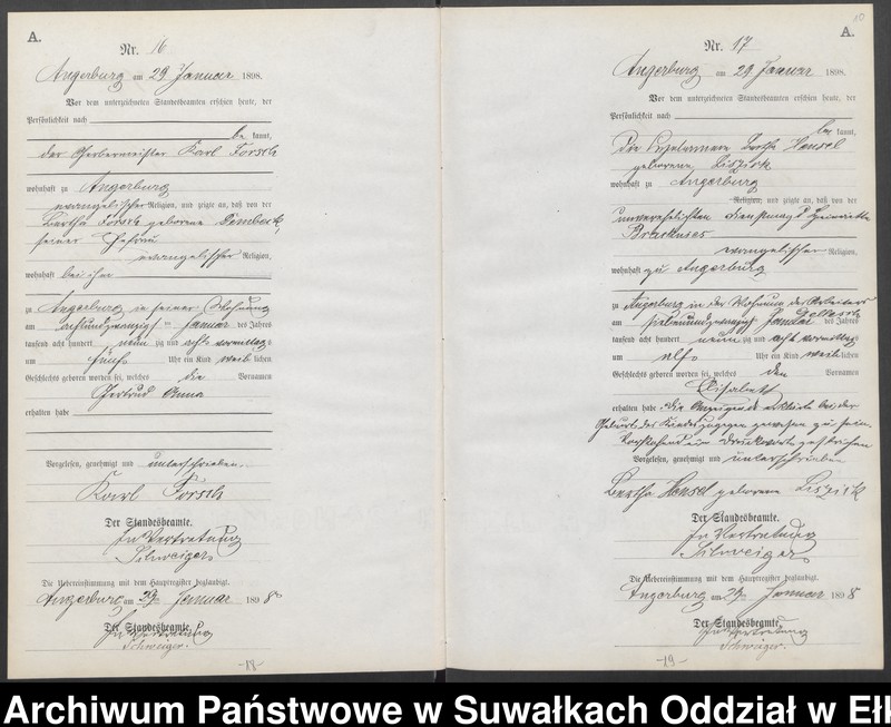 image.from.unit.number "Geburts-Neben-Register des Preussischen Standes-Amtes Angerburg Kreis Angerburg"
